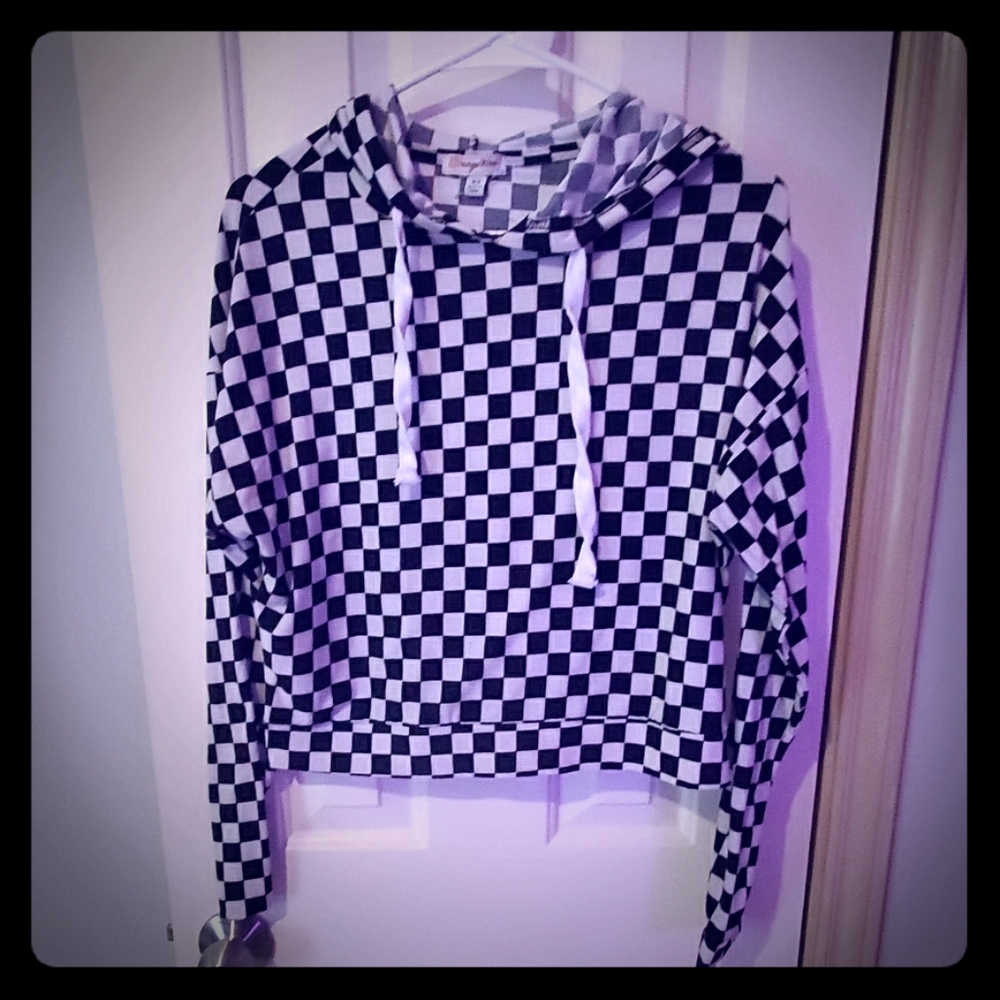 Checkered hoodie